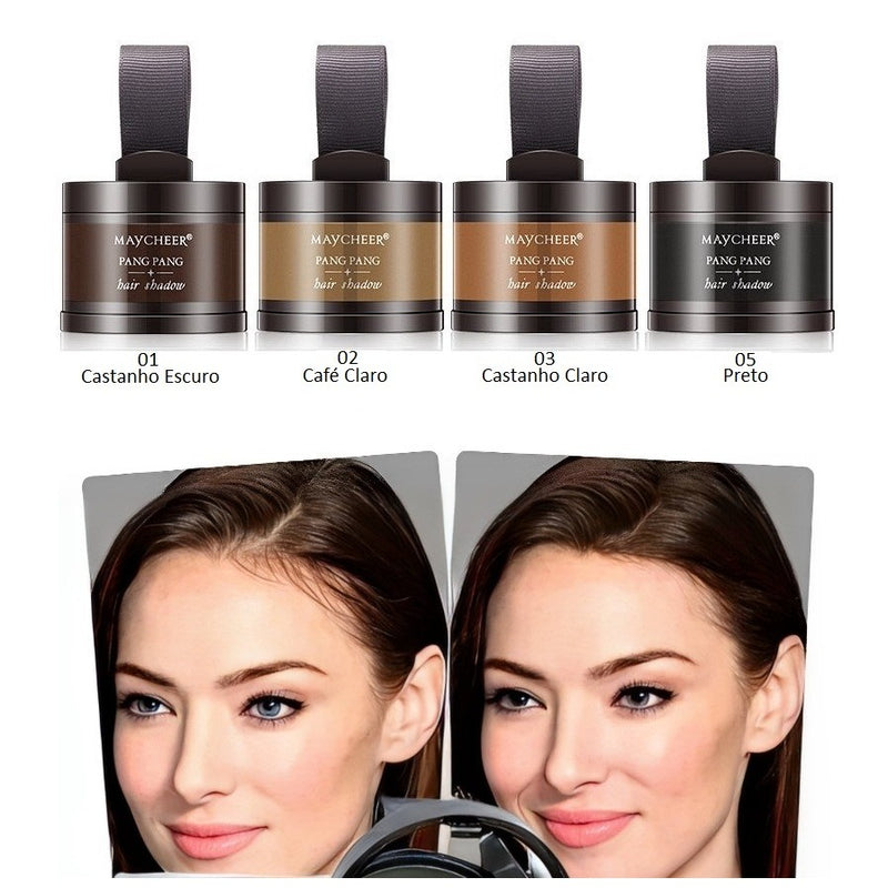 Pó Capilar à Prova d’Água MayCheer | Esconda Todos os Seus Fios Brancos e Falhas